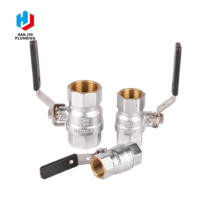 Brass Ball Valve With Nickle Plated