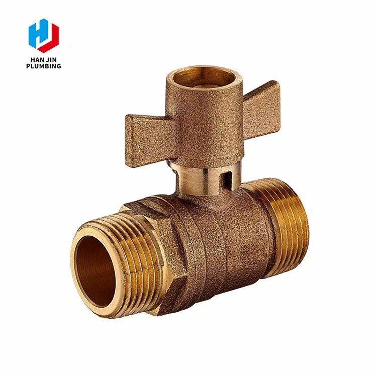 Bronze Ball Valve With Butterfly Handle